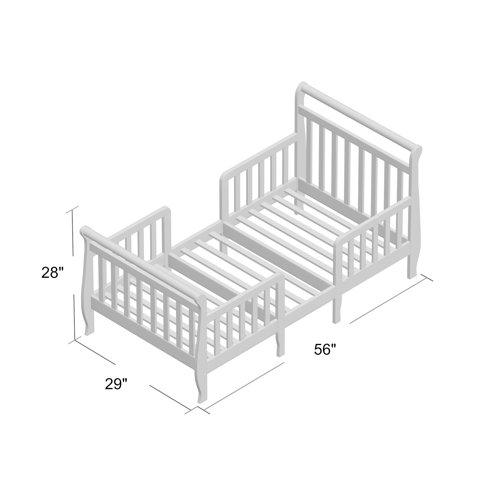 Harriet Bee Bhatade Toddler Solid Wood Convertible Bed by Harriet Bee